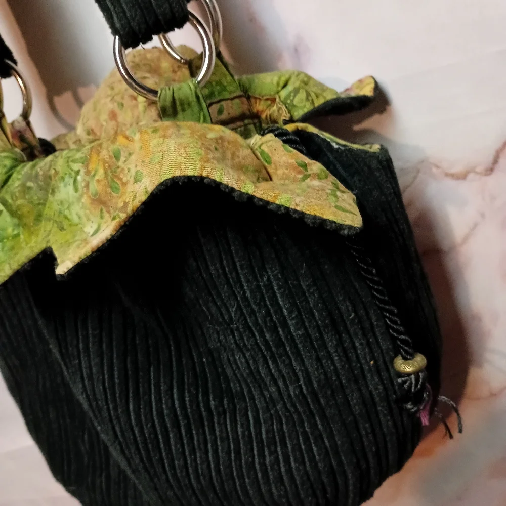 Small Boho Leafy Handbag - Picture 2 of 6